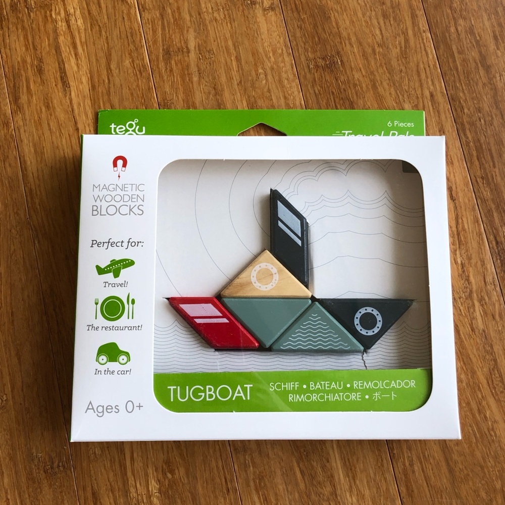 NIB Tegu Travel Pals Tugboat